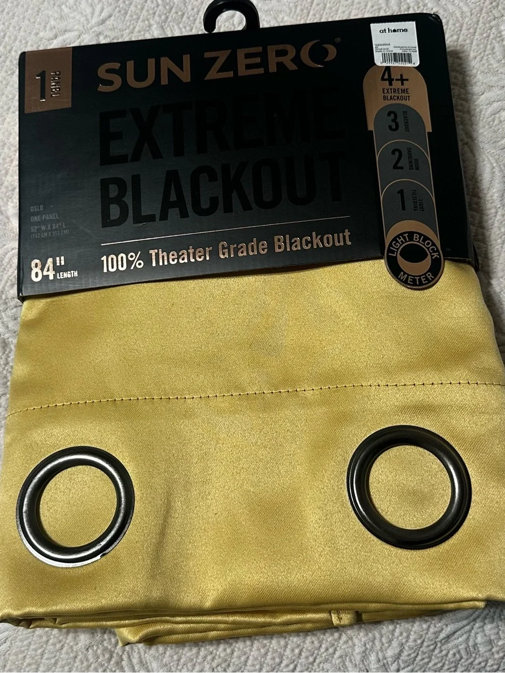Sun Zero Extreme Blackout gold curtains #blackoutcurtains #gordons #drapery NWT